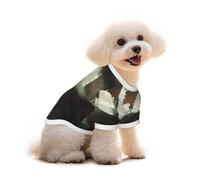 Pirate Ship Under The Sunshine Dog T-Shirt Clothes Apparel Puppy Vest Pet and Elastic Tank Top Clothing, Dogs Cats Pullovers Cute Breathable Soft Large