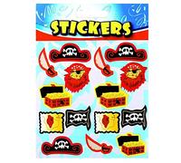 Pirate Stickers pack of 3 sheets