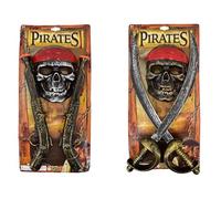 Pirate Sword Gun and Skull Mask Playset Assorted Designs