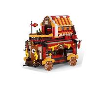 Pirate Tavern Building Blocks Set, 2948PCS STEM Building Games Modular Building Brick Kit, Creative House Touring Car Model Toys, Ideas Gifts for Boys Girls Kids Adults