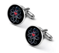 Pirate Thief O-Ctopus Shirt Cufflinks for Men Cuff Links Tie Father Husband Wedding Business 1.7cm
