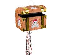 Pirate Treasure Chest Piñata 30 x 32 x 22 cm
