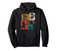 Pirate Vintage Collage Sailor Captain Treasure Hunter Pullover Hoodie