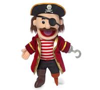 Pirate w/Peg Leg, Hand Puppet, 35cm