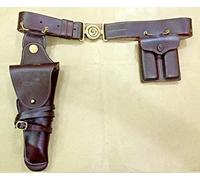 Pirate Waist Hanging Flintlock Holster, Medieval Retro Pistol Holster With Bullet Case Adjustable Cosplay Waist Hanging Single Gun Holder Prop