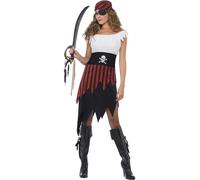 Smiffys Sexy Pirate Wench Caribbean Adults Ladies Fancy Dress Costume