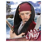 Child Pirate Caribbean Bandana & Beads Wig for Fancy Dress Costumes & Outfits Accessory