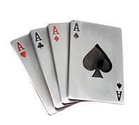 Piratenladen Buckle poker, four aces, Ace, Gambler, belt buckle