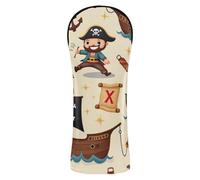 Pirates Adventure Beige Secure Golf Head Cover