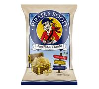 Pirate's Booty Aged White Cheddar Cheese Puffs, Gluten Free, Kids Snacks, 4oz Grocery Size Snack Bag