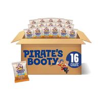 Pirate's Booty Cheddar Blast Cheese Puffs Gluten Free Kids Snacks 0.8 oz Custom Size Snack Bags (Pack of 16)