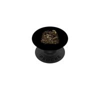 Pirates Captain Skull Dagger Caribbean Maccaw -Ship PopSockets Adhesive PopGrip