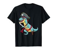 Pirates Dinosaur Cruise Captain Crossbones Skeleton Costume T-Shirt