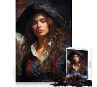 Pirates Elegance Hard Jigsaw Puzzle for Adults 1000 Pieces Recall Boost Quiet Calm Smooth Cut Classic Gift (38x52cm)