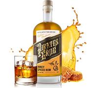 Honey Spiced Rum by Pirate's Grog Rum | Premium Five Year Aged Golden Sipping Rum Flavoured With Natural Organic Honey Sourced From The Honeybee Man | Fastest Selling Rum | 37.5% ABV 70cl