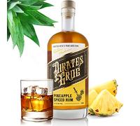 Pirate's Grog Pineapple Spiced Golden Rum - 70 cl / 700 ml | Five Year Aged & Flavoured With Exotic Spices | Great Taste Gold Star Rum Award Winner | 37.5% ABV | Suitable for Cocktails