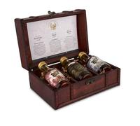 Pirate's Grog Miniatures Gift Set of 3 Rums | Premium Blend | Alcohol Content: Five Year - 37.5%, No.13-40%, Spiced - 37.5% | 3 x 50ml Bottles