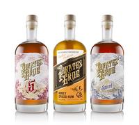 Pirate's Grog Rum The Big Daddy Bundle - 3 x 700 ml | 5 Year Aged, Spiced & Honey Rums | Matured in Oak Barrels for Colour & Finish | Award Winning | Bold, Warm & Smooth | 37.5% ABV | Great to Gift