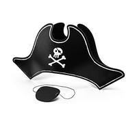Pirate's Hat And Eyepatch, 14cm