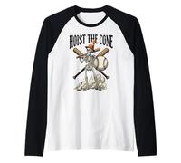 Pirates Hoist The Cone Raglan Baseball Tee