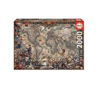 Educa Borras Pirates Map 2000 Piece Jigsaw Puzzle