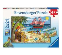 Pirates & Mermaids, 2X 24Pc - Brand New And Sealed