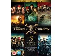Pirates Of The Caribbean - 1 to 5 Movie Collection DVD [2017]