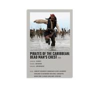 Pirates of The Caribbean Dead Man's ChestArt Canvas Print of Oil Paintings Reproduction Modern Canvas Print Artwork Abstract Landscape Pictures Printed on Canvas Wall Art for Home Office DecorationsUn