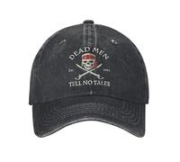 Pirates of The Caribbean Dead Men Tell No Tales Men Women Baseball Cap Movie Distressed Denim Outdoor Adjustable Snapback Hat