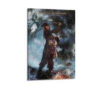 Pirates of The Caribbean Movie Poster1 Poster Decorative Painting Canvas Wall Posters And Art Picture Print Modern Family Bedroom Decor Posters 16x24inch(40x60cm)
