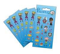 Pirates Party Bag Stickers (Six Sheets) | Perfect as Party Bag or Stocking Fillers