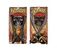 Pirates Pirate Sword Gun & Skull Mask Playset Assorted Designs Pirates Multicolor