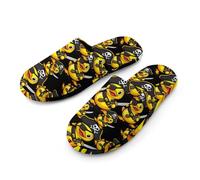 Pirates Rubber Duck Men's Flannel Slipper Soft Comfy House Shoes Non Slip Winter Warm Indoor Outdoor Slippers