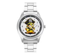 Pirates Rubber Duck Mens Watches Simplicity Watch Stainless Steel Band