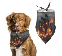 Pirates-Ship Pet Triangle Adjustable Bandana Comfortable Bibs Puppy Scarfs Washable Kerchief for Small Medium Pets