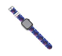 Pirates-ship Thunder Ocean Silicone Quick Release Watch Band Compatible with IWatch Waterproof Replacement Sport Strap for Men Women