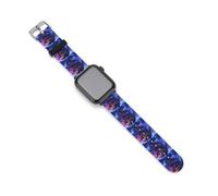 Pirates-ship Thunder Ocean Silicone Quick Release Watch Band Compatible with IWatch Waterproof Replacement Sport Strap for Men Women