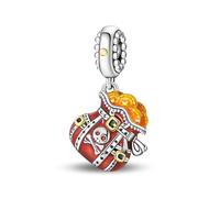 Pirates Treasure Charm 925 Silver Charm Compatible with Pandora Charms, Trollbeads, Chamilia, Biagi and Many Other UK Charm Bracelets.