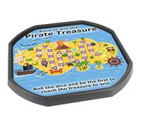 Pirates Treasure Hunt Game Vinyl Tuff Tray Insert - 86 x 86 cm - Ideal for Large Tuff Spot Tuff Tray - Tuff Tray NOT Included