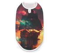 Pirates1 Ship Ocean Fantasy Funny Dog Vest Cute Sleeveless Pet Shirt Pullover Cats T-Shirts Tank Tops L