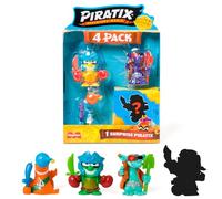 PIRATIX Golden Treasure Series - 4 pack. Includes 4 Piratix (1 surprise) and 4 accessories. Pack 3 out of 4
