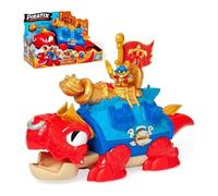 PIRATIX King Turtle - Movable Turtle for Catching Piratix and Treasure Chest - Includes 1 Crocodile, 1 Exclusive Treasure, 2 Extra Golden Treasures, 1 Exclusive Piratix and 1 Accessories
