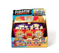 PIRATIX, ADVENTURE WORLD Monster Treasure - Treasure chest with a monster hidden inside, includes 1 chest, 3 Piratix, 1 treasure and 3 accessories