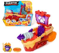 PIRATIX, ADVENTURE WORLD Sea Crusher - Pirate Ship in the shape of a crab, includes 1 pirate ship, 1 Piratix, 1 treasure, 1 accessory, 1 cannon and 1 projectile