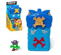 Piratix Secret Skull Cave - Secret Cave of Shark Island - Includes 1 Skull Cave, 1 Exclusive Pyratix, 2 Inch Glass Accessories (1 Weapon and 1 Scepter), 1 Spider and 1 Exclusive Treasure