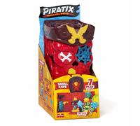 PIRATIX Secret Skull Cave - Shark Island Secret Cave, Contains 1 Skull Cave, 1 Piratix, 2 "Crystal Accessories (1 Weapon and 1 Scepter), 1 Spider and 1 Treasure
