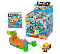PIRATIX Shark Treasure Series - 12 Sea Speeders. Each box ontains 1 Sea Speeder ship, 1 Piratix surprise, 1 crystal accessory, 1 exclusive crystal effect treasure, 1 exclusive crystal effect flag