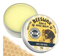 Pirbright Pet Company Natural Beeswax Dog Paw and Nose Balm Salve Antibacterial Antiseptic For Dry Cracked Itchy Paws and Skin Nose Pet Puppy 60g For Winter Cold Ice