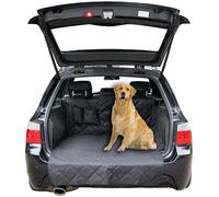 Pirbright Pet Company Pet Dog Car Boot Liner Protector, 4 Layers Quilted Waterproof Machine Washable & Nonslip Backing with Bumper Flap Seat Protection for Cars, Trucks & SUVs