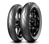 TYRE PAIR PIRELLI 70/90-17 38S + 90/80-17 46S DIABLO ROSSO SPORT